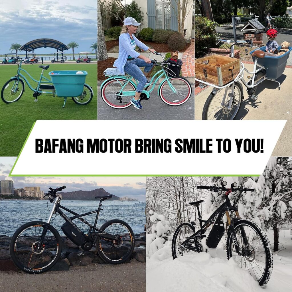 BAFANG BBS02B 48V 750W Mid Drive Kit，Electric Bike Conversion Kits with Ebike Battery (Optional),Ebike DIY Mid Motor Kit for Mountain Bike(68-73mm Bracket Size)