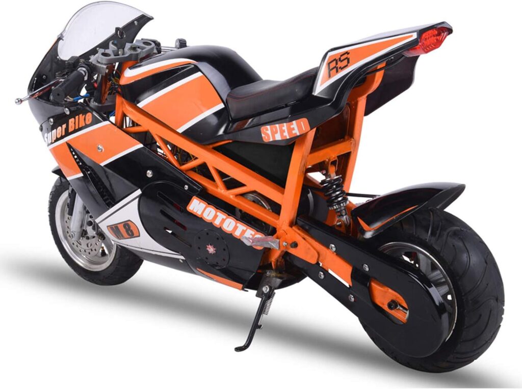 MotoTec 1000w 48v Electric Superbike Black